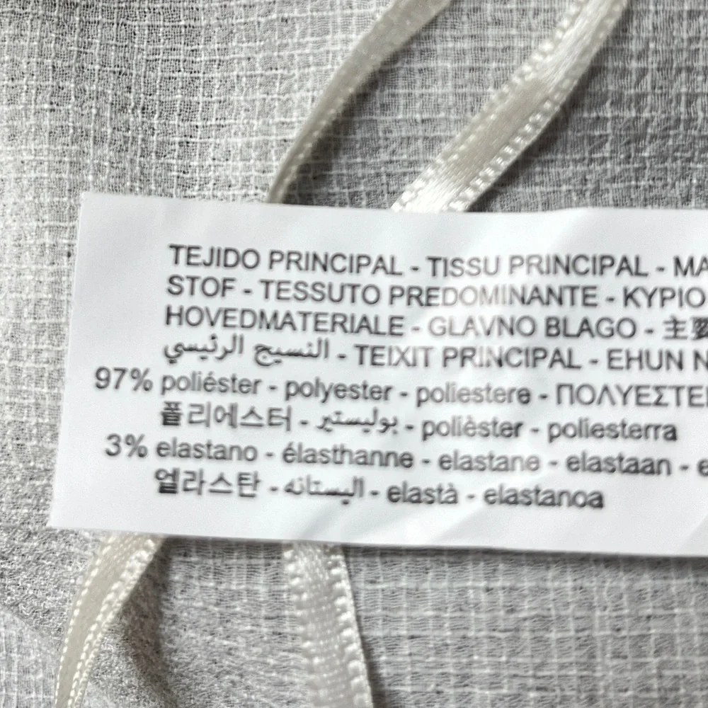 Zara Floral Lace Back Tank Top White Size XSmall - Picture 8 of 10